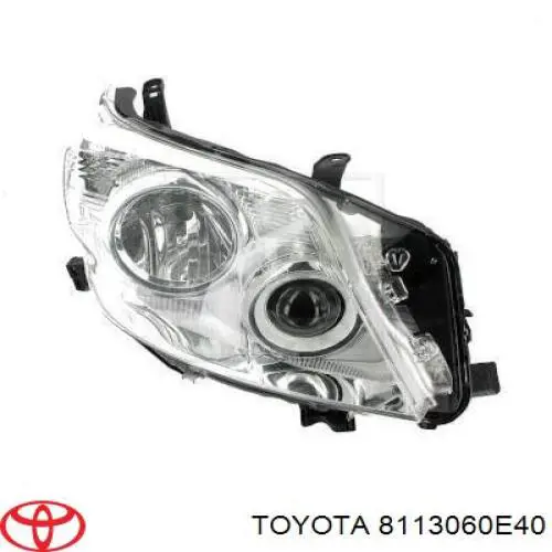 8113060E40 Toyota Luz direita