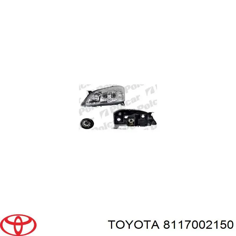 Luz esquerda Toyota 8117002150 preço, a partir de 120,69 USD
