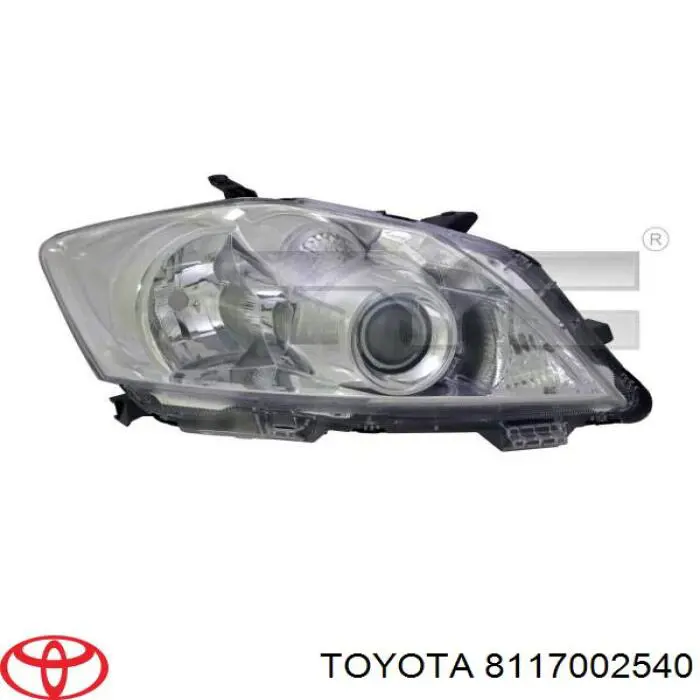 Luz esquerda Toyota 8117002540 preço, a partir de 200,90 USD