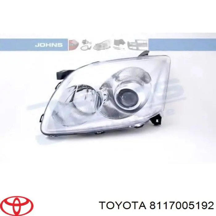 8117005192 Toyota Luz esquerda