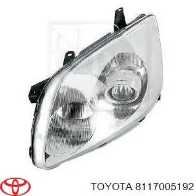 Luz esquerda Toyota 8117005192 preço, a partir de 125,99 USD