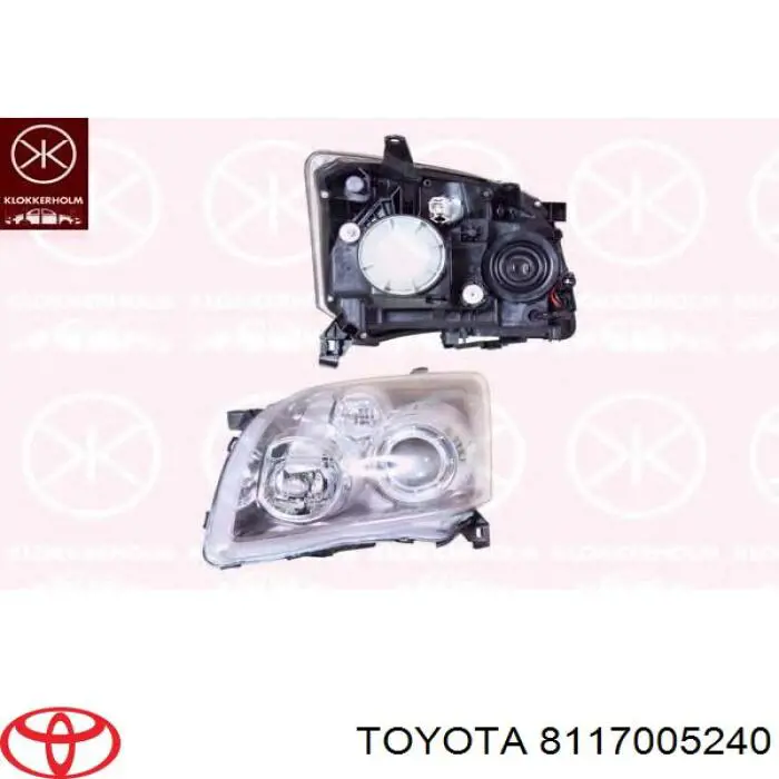 Compre 8117005240 Toyota Luz esquerda