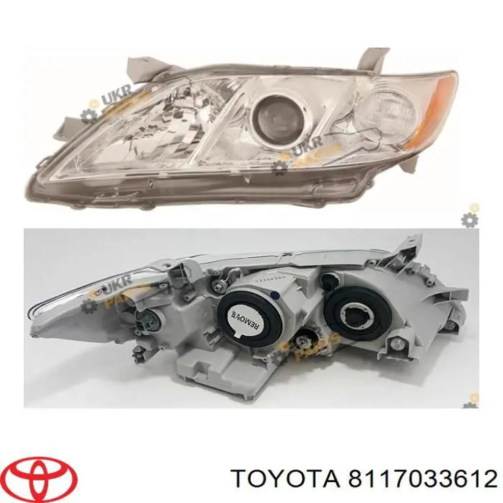8117033612 Toyota Luz esquerda