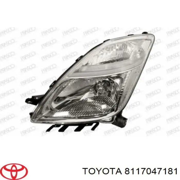 Luz esquerda Toyota 8117047181 preço, a partir de 166,92 USD