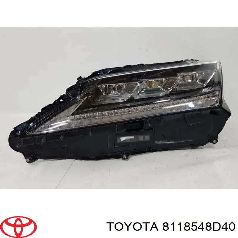 Luz esquerda Toyota 8118548D40 preço, a partir de 1001,15 USD