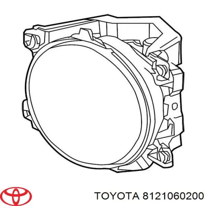 Luzes de nevoeiro direitas Toyota 8121060200 preço, a partir de 58,28 USD