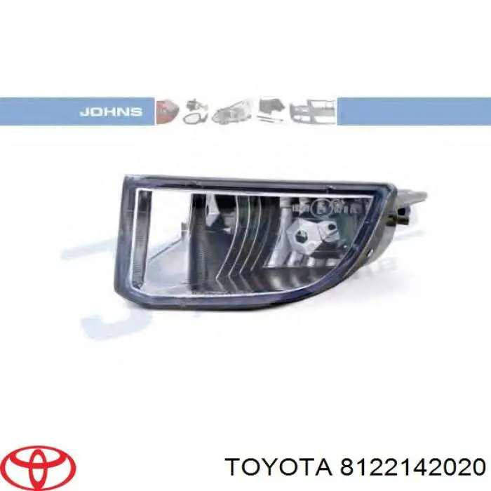 Luzes de nevoeiro esquerdas Toyota 8122142020 preço, a partir de 68,10 USD