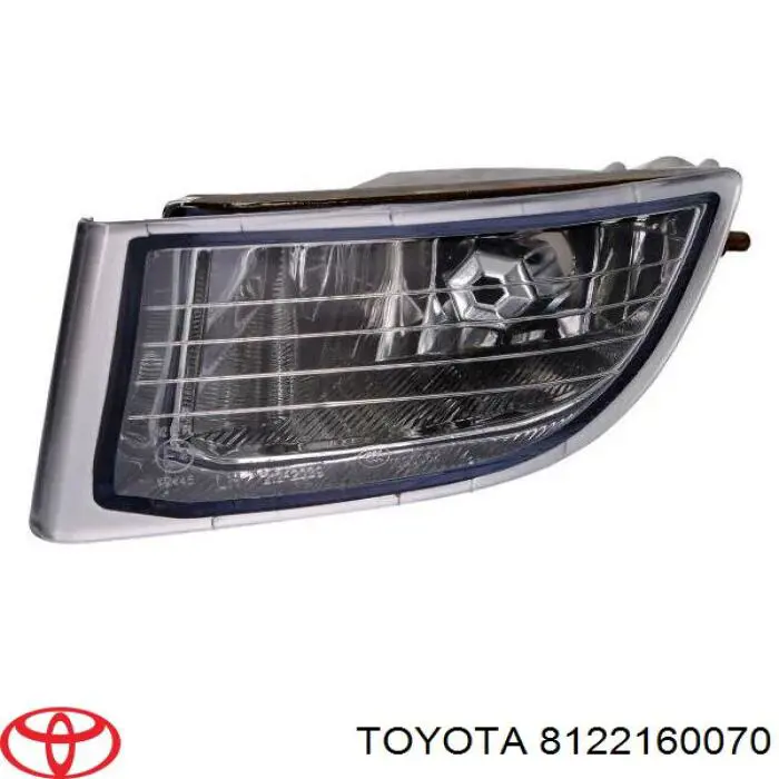 8122160070 Toyota Luzes de nevoeiro esquerdas