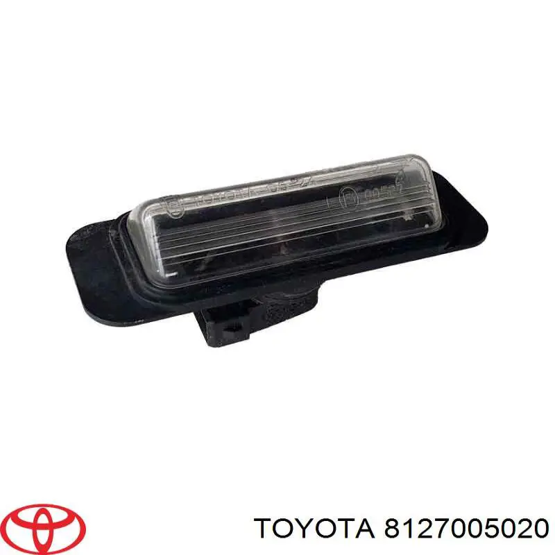 8127005020 Toyota Lanterna da luz de fundo de matrícula traseira