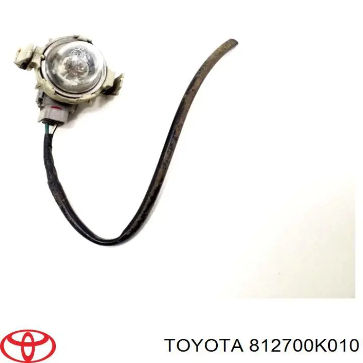 812700K010 Toyota Lanterna da luz de fundo de matrícula traseira