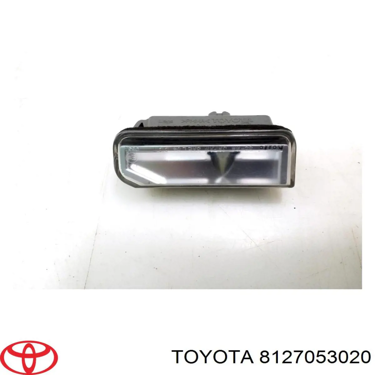 8127053020 Toyota Lanterna da luz de fundo de matrícula traseira