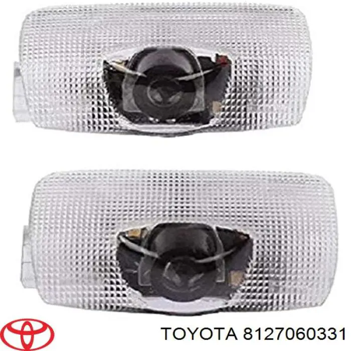 Compre 8127060331 Toyota Lanterna da luz de fundo de matrícula traseira
