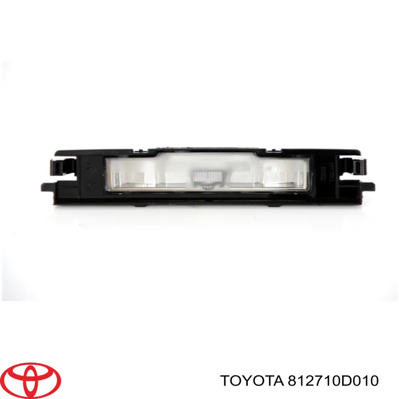 812710D010 Toyota Lanterna da luz de fundo de matrícula traseira