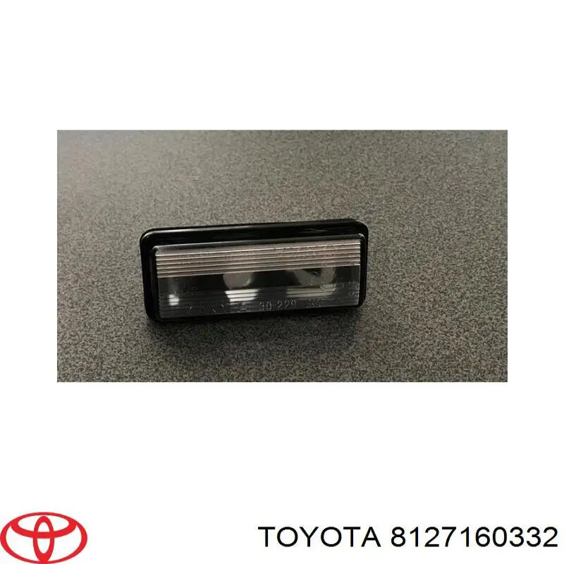 Compre 8127160331 Toyota Lanterna da luz de fundo de matrícula traseira