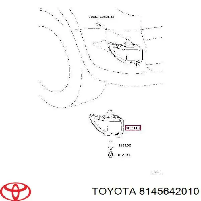 Compre TY2874354 Prasco Lanterna de nevoeiro traseira esquerda