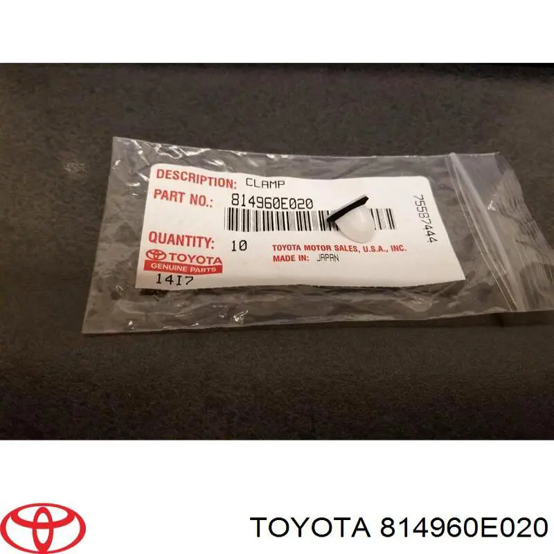 Braçadeira de fixação da luz traseira Toyota 814960E020 preço, a partir de 2,39 USD