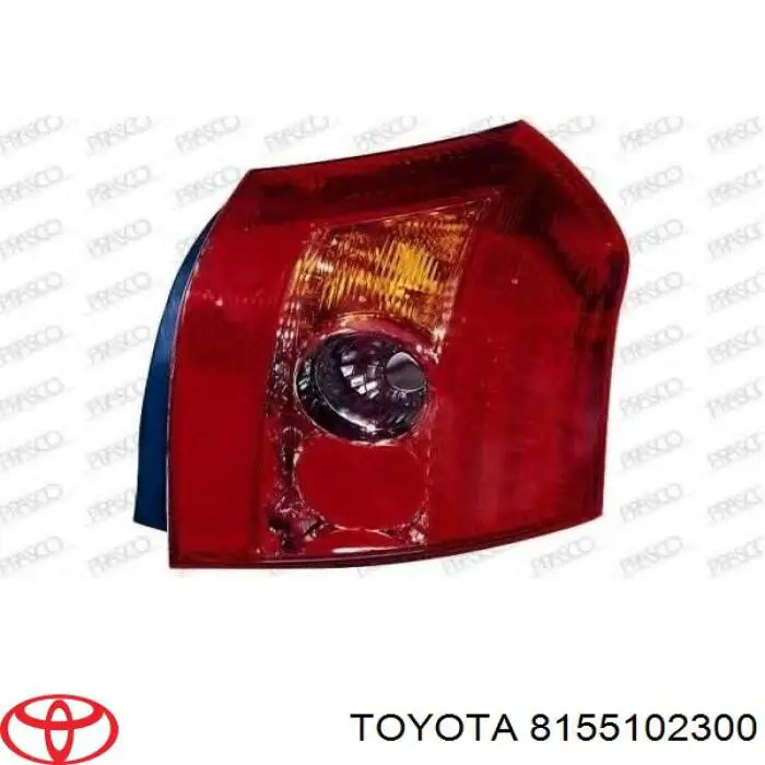 8155102300 Toyota Lanterna traseira direita
