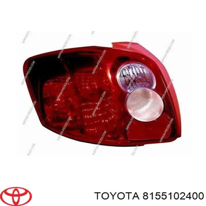 Lanterna traseira direita Toyota 8155102400 preço, a partir de 125,04 USD