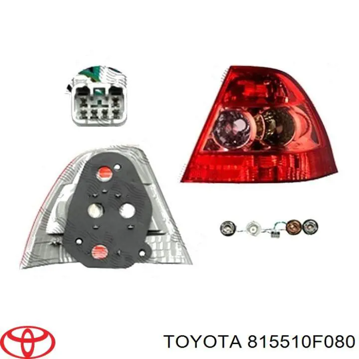 815510F080 Toyota Lanterna traseira direita
