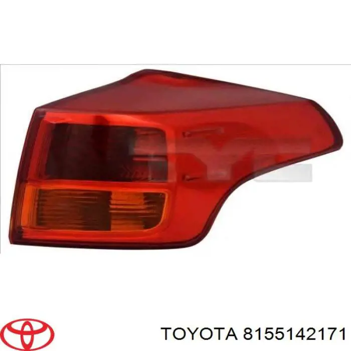 Lanterna traseira direita externa Toyota 8155142170 preço, a partir de 125,60 USD
