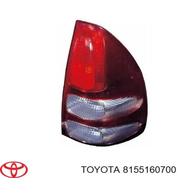 Lanterna traseira direita Toyota 8155160700 preço, a partir de 121,05 USD
