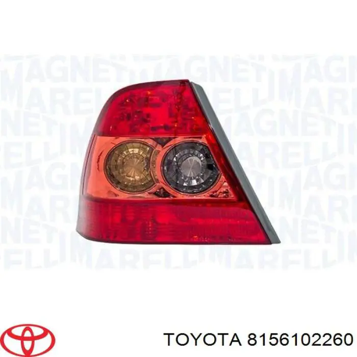 Compre 8156102260 Toyota Lanterna traseira esquerda