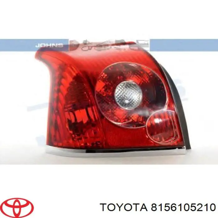 8156105210 Toyota Lanterna traseira esquerda