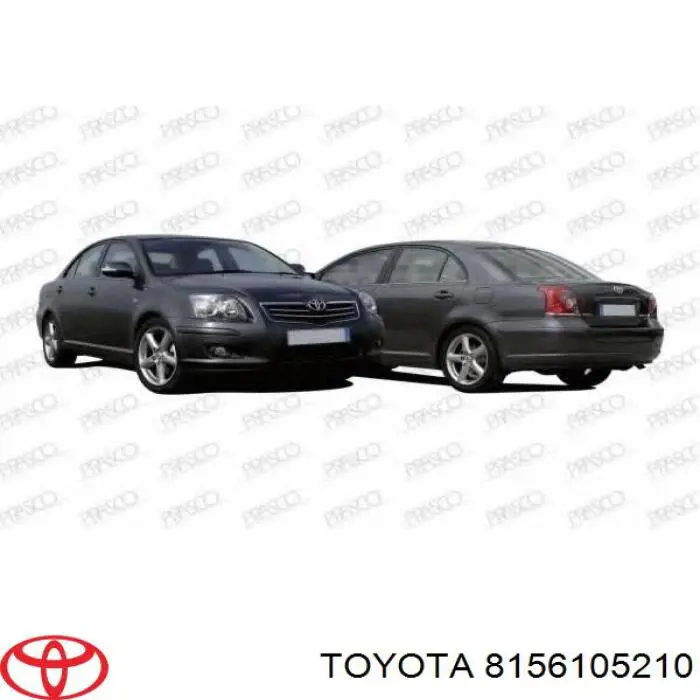Lanterna traseira esquerda Toyota 8156105210 preço, a partir de 129,40 USD