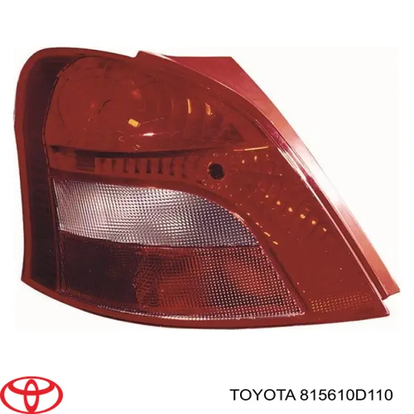 815610D110 Toyota Lanterna traseira esquerda