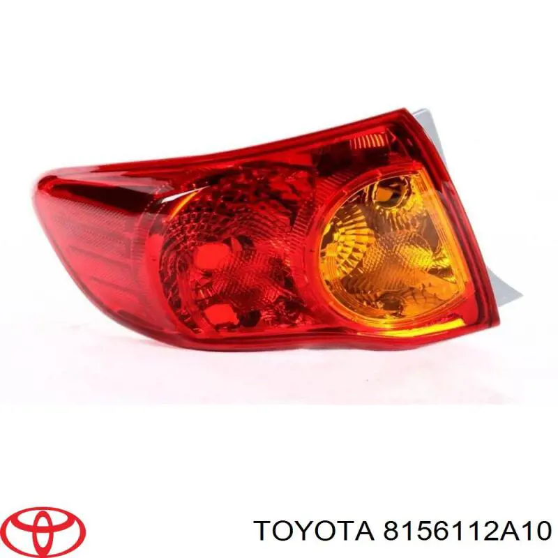 Lanterna traseira esquerda externa Toyota 8156112A10 preço, a partir de 72,23 USD
