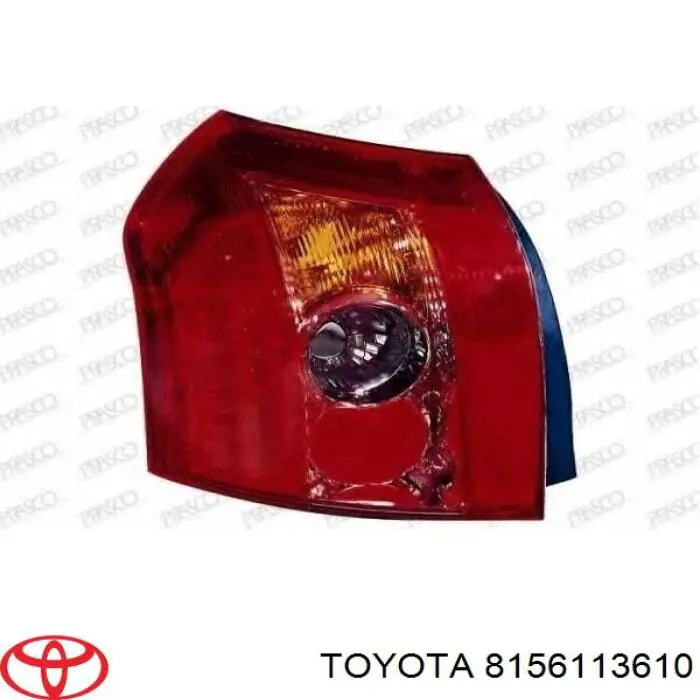 Lanterna traseira esquerda Toyota 8156113610 preço, a partir de 66,40 USD