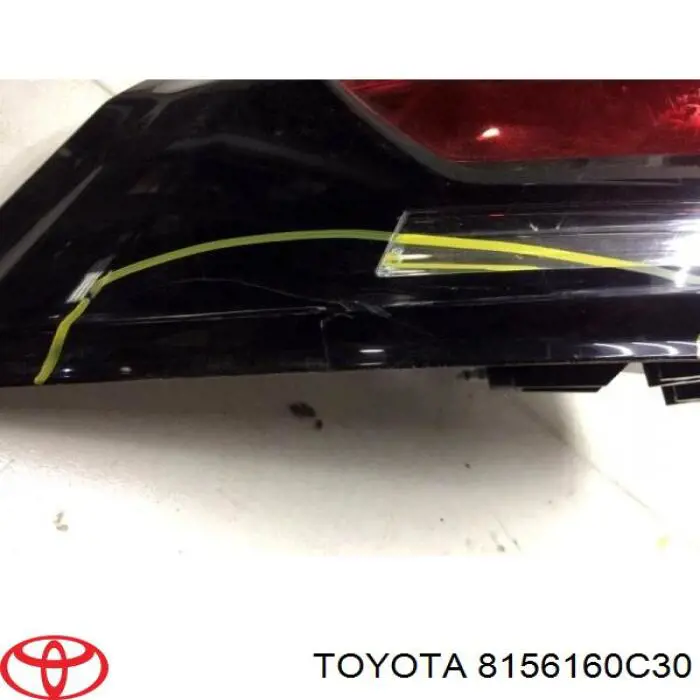 Lanterna traseira esquerda Toyota 8156160C30 preço, a partir de 352,77 USD