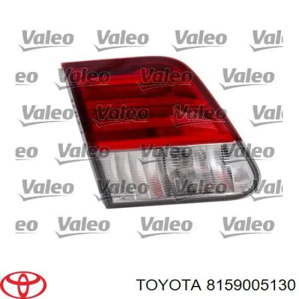 8159005130 Toyota Lanterna traseira esquerda interna