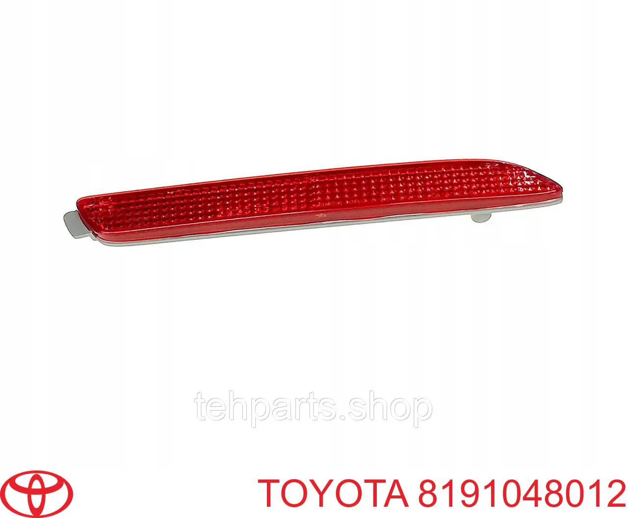 Retrorrefletor (refletor) do pára-choque traseiro direito Toyota 8191048012 preço, a partir de 43,50 USD