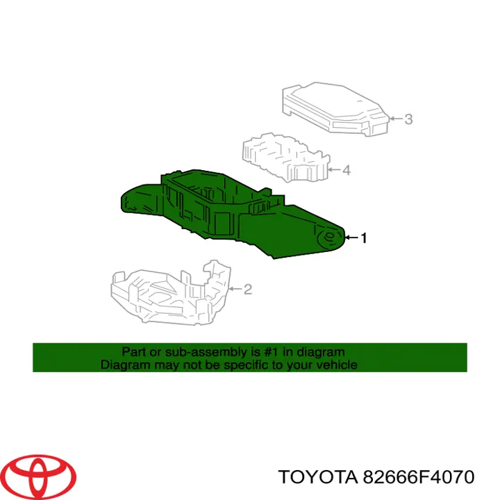  Toyota 82666F4070 preço, a partir de 121,89 USD