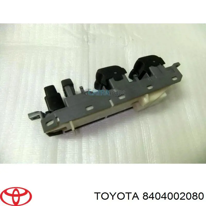 8404002080 Toyota Unidade de botões dianteira esquerda de controlo de elevador de vidro