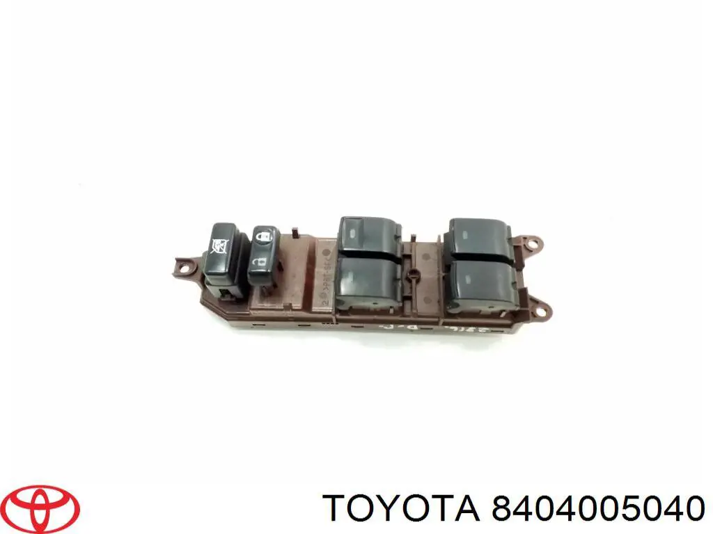 8404005040 Toyota Unidade de botões dianteira esquerda de controlo de elevador de vidro