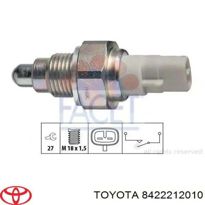 Sensor da caixa de transferência de velocidade elevada/reduzida para Toyota RAV4 I Cabrio SXA 10