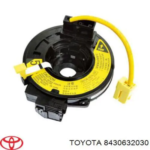 Compre 8430632030 Toyota Anel AIRBAG de contato, cabo plano do volante