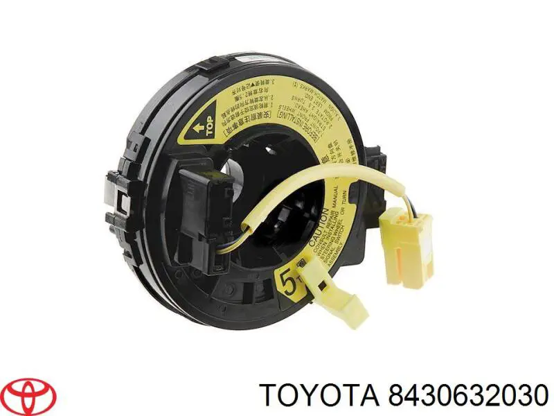8430632030 Toyota Anel AIRBAG de contato, cabo plano do volante