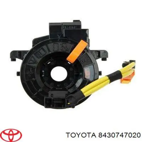 Compre 8430747020 Toyota Anel AIRBAG de contato, cabo plano do volante