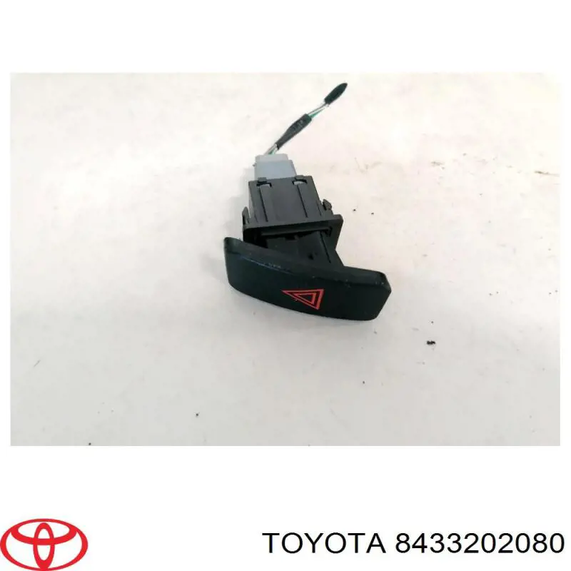Botão de ativação do sinal de emergência Toyota Corolla  E12U