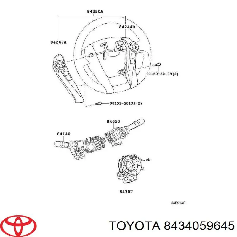 Sensor de ativação do sinal de parada Toyota 8434059645 preço, a partir de 70,81 USD