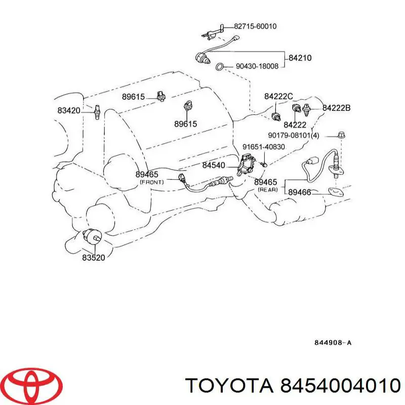 Sensor de posição de seletor da Caixa Automática de Mudança Toyota 8454004010 preço, a partir de 63,92 USD