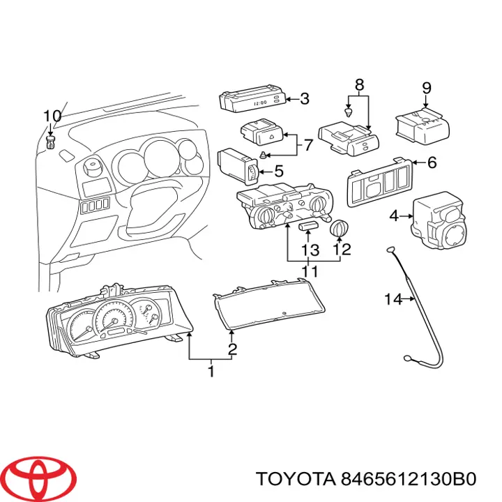  Toyota 8465612130B0 preço, a partir de 25,55 USD