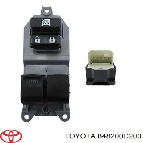 Unidade de botões dianteira esquerda de controlo de elevador de vidro Toyota 848200D200 preço, a partir de 69,81 USD