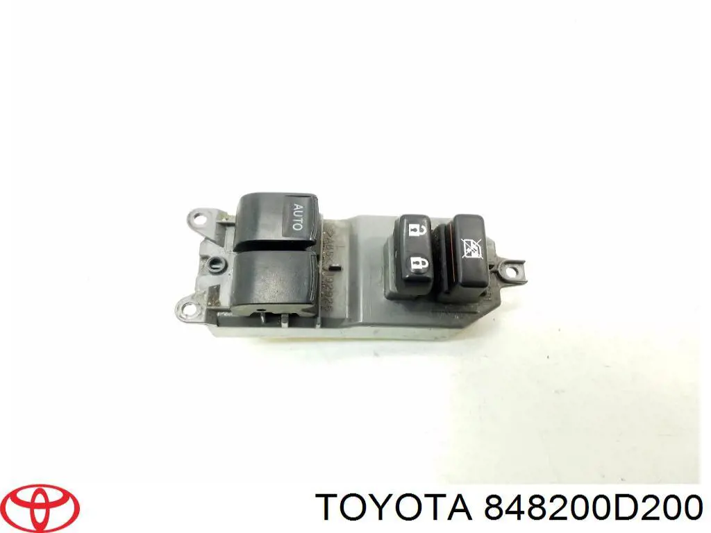 848200D200 Toyota Unidade de botões dianteira esquerda de controlo de elevador de vidro