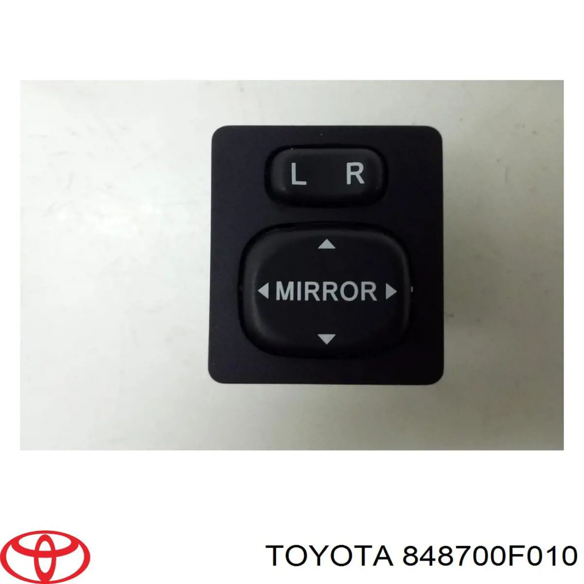 848700F010 Toyota Unidade de controlo dos espelhos de retrovisão, no painel de instrumentos