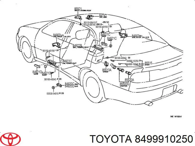  Toyota 8499910250 preço, a partir de 7,16 USD