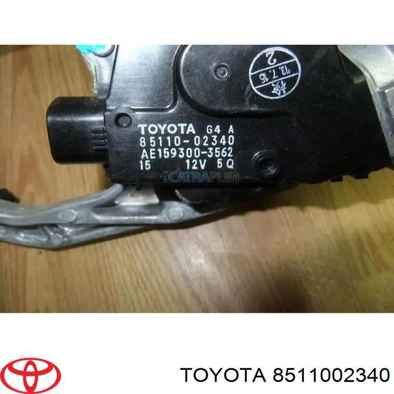 Motor de limpador pára-brisas do pára-brisas Toyota 8511002340 preço, a partir de 52,87 USD